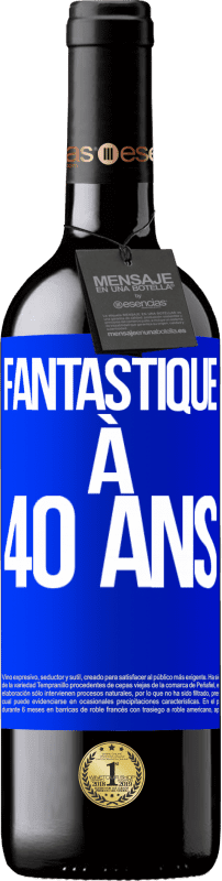 39,95 € Envoi gratuit | Vin rouge Édition RED MBE Réserve Fantastique à 40 ans Étiquette Bleue. Étiquette personnalisable Réserve 12 Mois Récolte 2016 Tempranillo