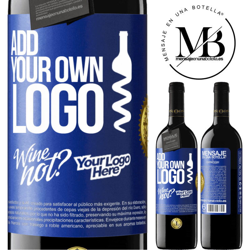 39,95 € Free Shipping | Red Wine RED Edition MBE Reserve Add your own logo Blue Label. Customizable label Reserve 12 Months Harvest 2015 Tempranillo