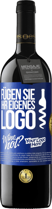 39,95 € | Rotwein RED Ausgabe MBE Reserve Füge dein eigenes Logo hinzu Blaue Markierung. Anpassbares Etikett Reserve 12 Monate Ernte 2016 Tempranillo