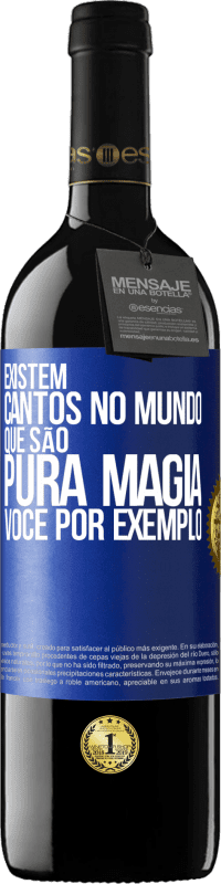 39,95 € | Vinho tinto Edição RED MBE Reserva Existem cantos no mundo que são pura magia. Você por exemplo Etiqueta Azul. Etiqueta personalizável Reserva 12 Meses Colheita 2014 Tempranillo