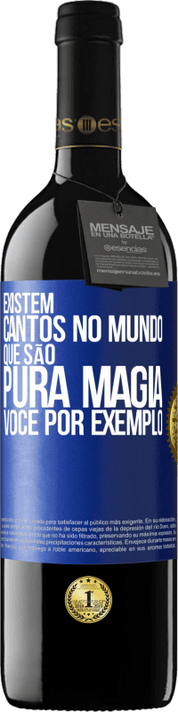 39,95 € | Vinho tinto Edição RED MBE Reserva Existem cantos no mundo que são pura magia. Você por exemplo Etiqueta Azul. Etiqueta personalizável Reserva 12 Meses Colheita 2016 Tempranillo