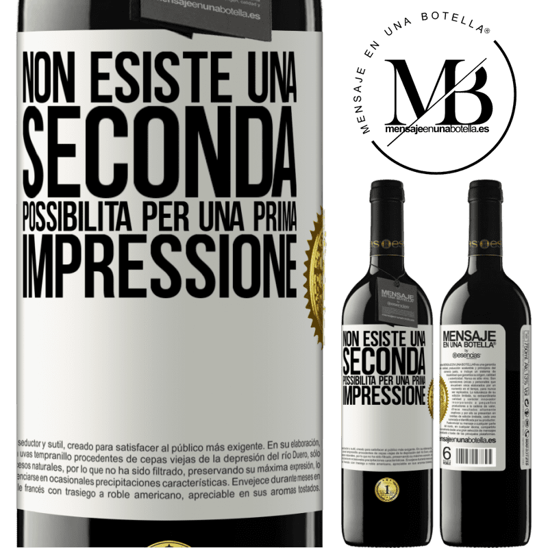 39,95 € Spedizione Gratuita | Vino rosso Edizione RED MBE Riserva Non esiste una seconda possibilità per una prima impressione Etichetta Bianca. Etichetta personalizzabile Riserva 12 Mesi Raccogliere 2015 Tempranillo