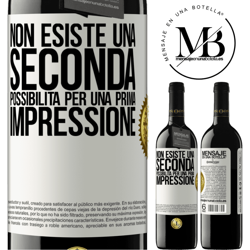 39,95 € Spedizione Gratuita | Vino rosso Edizione RED MBE Riserva Non esiste una seconda possibilità per una prima impressione Etichetta Bianca. Etichetta personalizzabile Riserva 12 Mesi Raccogliere 2016 Tempranillo