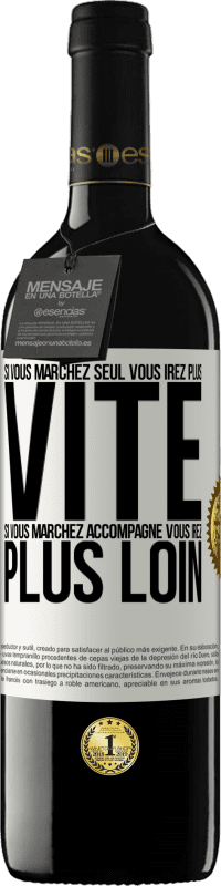 39,95 € | Vin rouge Édition RED MBE Réserve Si vous marchez seul vous irez plus vite. Si vous marchez accompagné vous irez plus loin Étiquette Blanche. Étiquette personnalisable Réserve 12 Mois Récolte 2015 Tempranillo