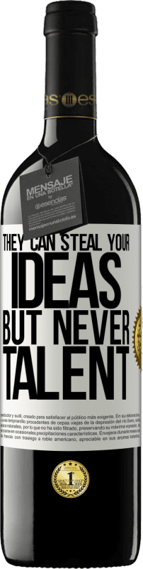 «Они могут украсть ваши идеи, но не талант» Издание RED MBE Бронировать