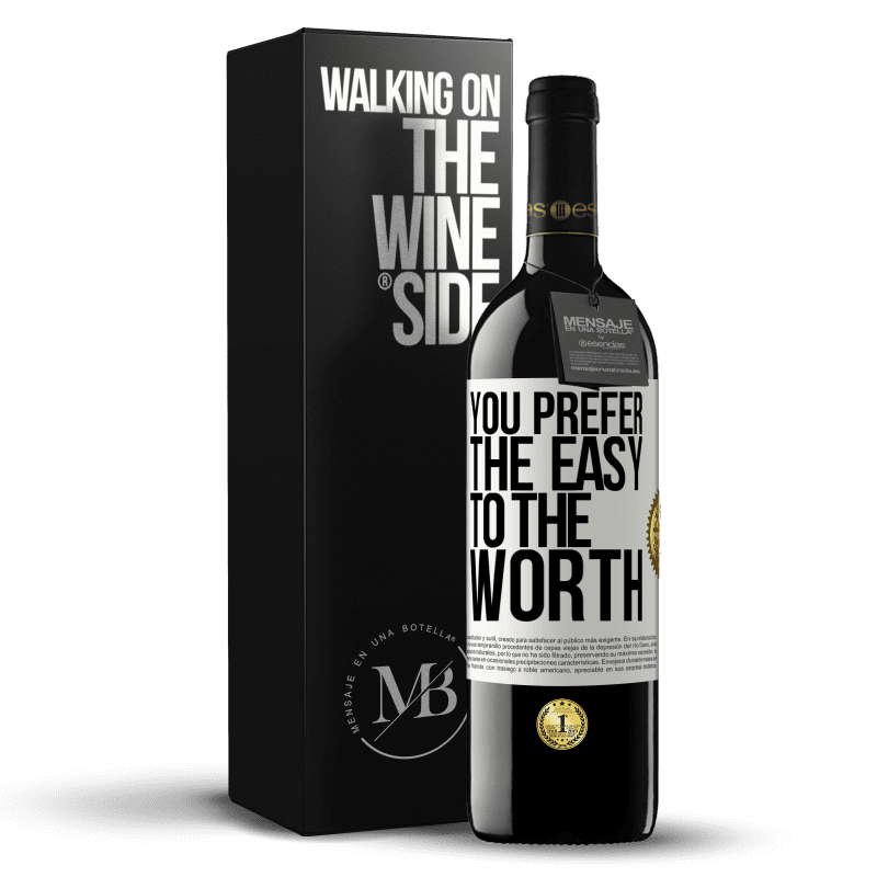 39,95 € Free Shipping | Red Wine RED Edition MBE Reserve You prefer the easy to the worth White Label. Customizable label Reserve 12 Months Harvest 2014 Tempranillo