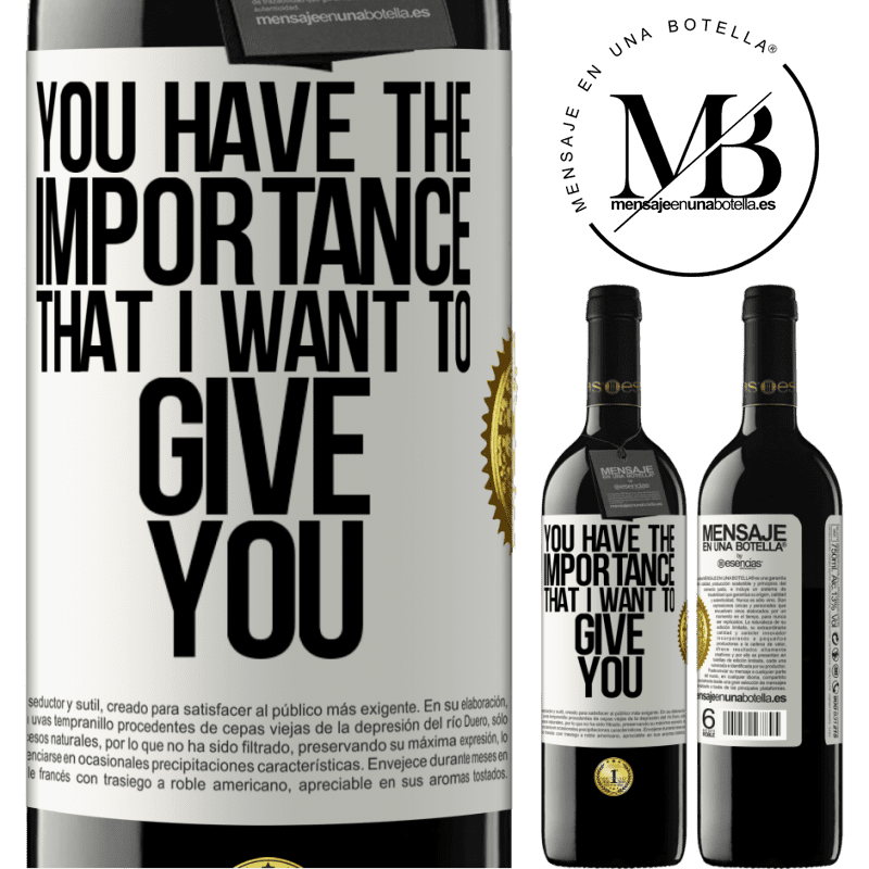 24,95 € Free Shipping | Red Wine RED Edition Crianza 6 Months You have the importance that I want to give you White Label. Customizable label Aging in oak barrels 6 Months Harvest 2019 Tempranillo