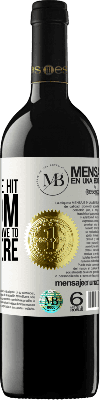 «That you have hit bottom does not mean you have to stay there» RED Edition MBE Reserve