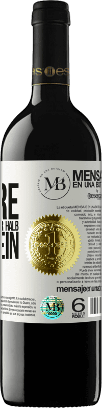 «Unsere Beziehung wird immer eine halb volle Flasche sein» RED Ausgabe MBE Reserve