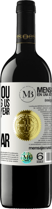 «Thank you for trusting us for another year. Happy New Year» RED Edition MBE Reserve