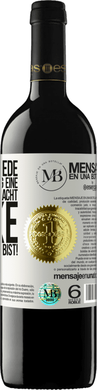 «Mit dir ist jede Herausforderung eine gewonnene Schlacht. Danke, dass du mit im Team bist!» RED Ausgabe MBE Reserve