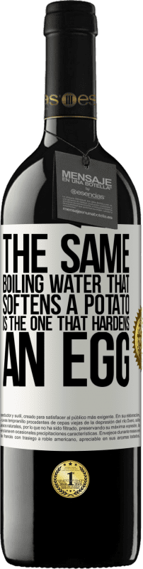 «Та же самая кипящая вода, которая смягчает картофель, - та, которая укрепляет яйцо» Издание RED MBE Бронировать