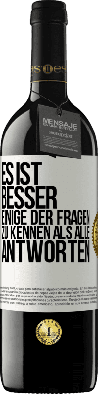 «Es ist besser, einige der Fragen zu kennen als alle Antworten» RED Ausgabe MBE Reserve