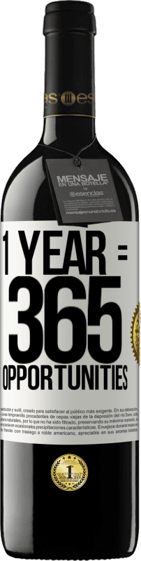 39,95 € | Red Wine RED Edition MBE Reserve 1 year 365 opportunities White Label. Customizable label Reserve 12 Months Harvest 2014 Tempranillo