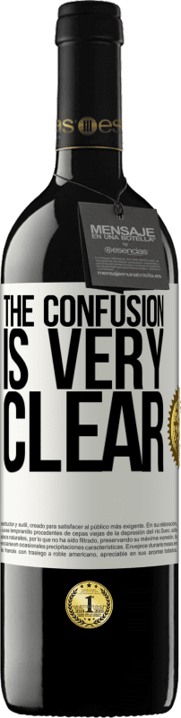 39,95 € 免费送货 | 红酒 RED版 MBE 预订 混乱很明显 白标. 可自定义的标签 预订 12 个月 收成 2016 Tempranillo