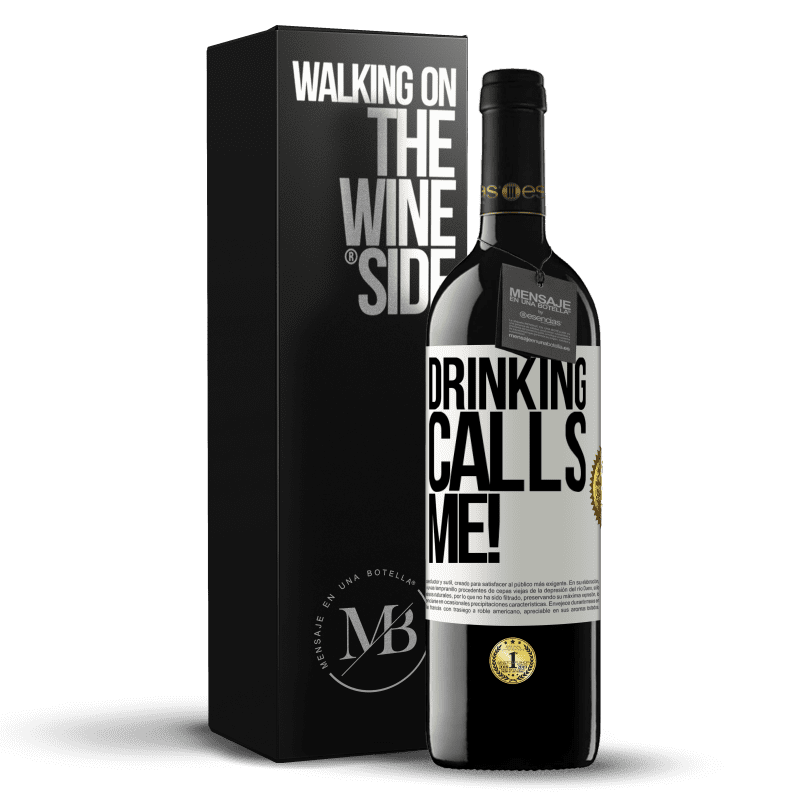 39,95 € Free Shipping | Red Wine RED Edition MBE Reserve drinking calls me! White Label. Customizable label Reserve 12 Months Harvest 2015 Tempranillo