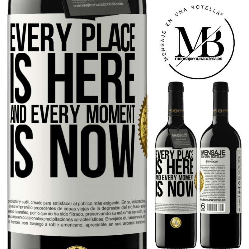24,95 € Free Shipping | Red Wine RED Edition Crianza 6 Months Every place is here and every moment is now White Label. Customizable label Aging in oak barrels 6 Months Harvest 2019 Tempranillo