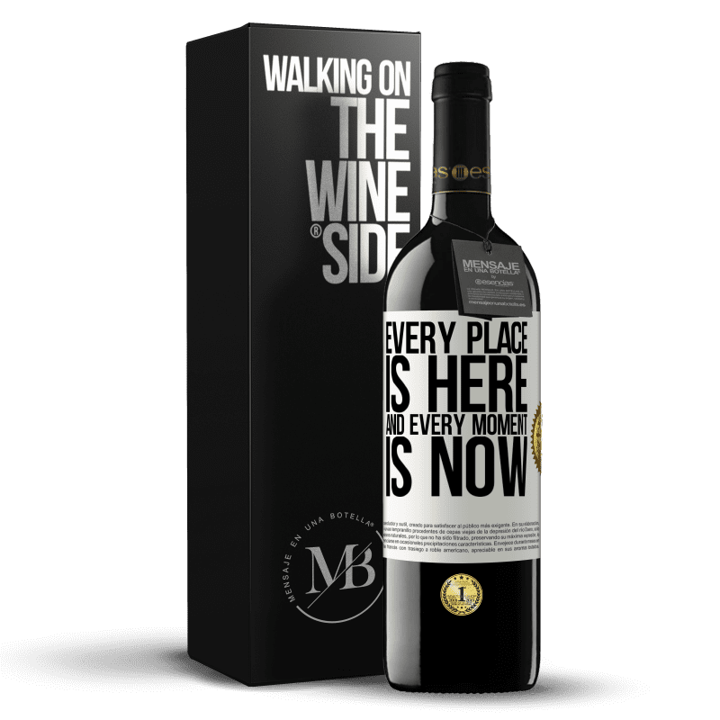 39,95 € Free Shipping | Red Wine RED Edition MBE Reserve Every place is here and every moment is now White Label. Customizable label Reserve 12 Months Harvest 2014 Tempranillo