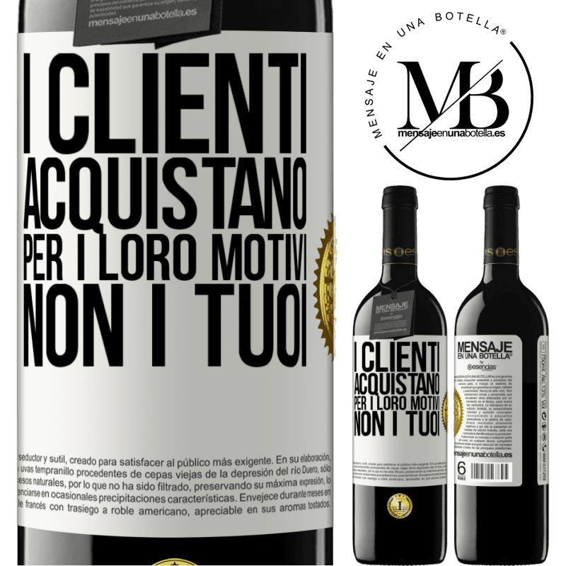 39,95 € Spedizione Gratuita | Vino rosso Edizione RED MBE Riserva I clienti acquistano per i loro motivi, non i tuoi Etichetta Bianca. Etichetta personalizzabile Riserva 12 Mesi Raccogliere 2014 Tempranillo