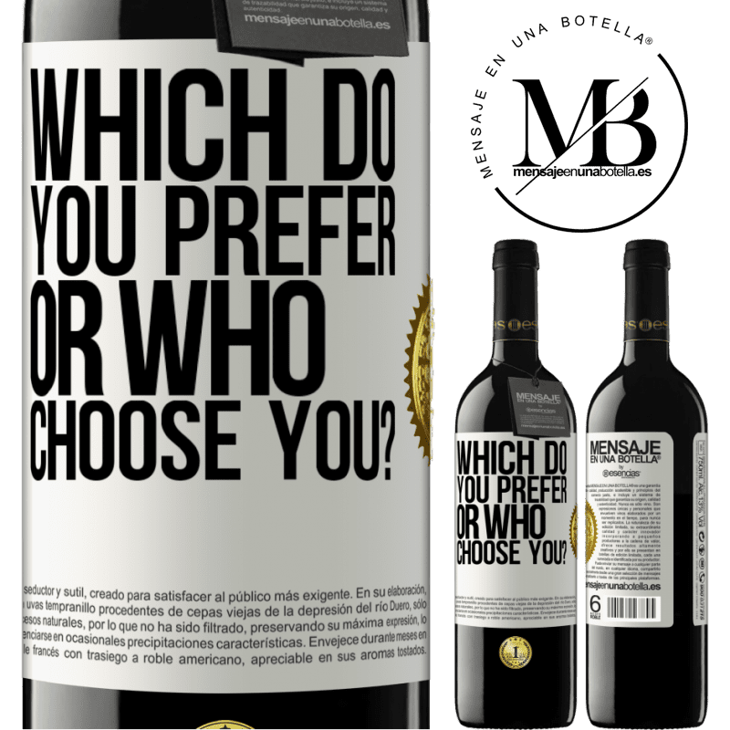 24,95 € Free Shipping | Red Wine RED Edition Crianza 6 Months which do you prefer, or who choose you? White Label. Customizable label Aging in oak barrels 6 Months Harvest 2019 Tempranillo