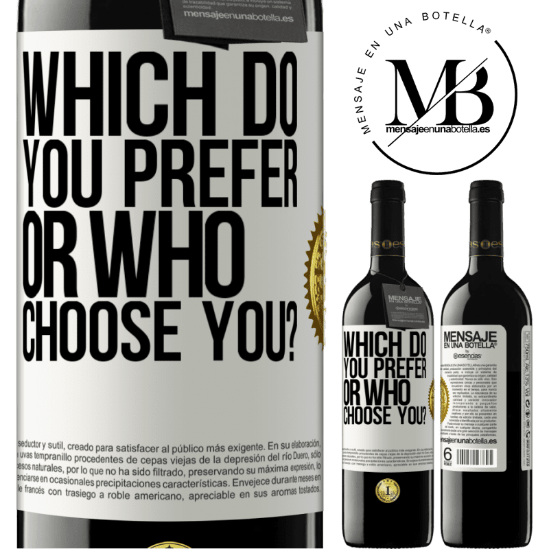 39,95 € Free Shipping | Red Wine RED Edition MBE Reserve which do you prefer, or who choose you? White Label. Customizable label Reserve 12 Months Harvest 2015 Tempranillo