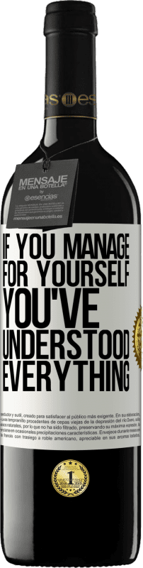 39,95 € 免费送货 | 红酒 RED版 MBE 预订 如果您自己进行管理，那么您已经了解了一切 白标. 可自定义的标签 预订 12 个月 收成 2016 Tempranillo