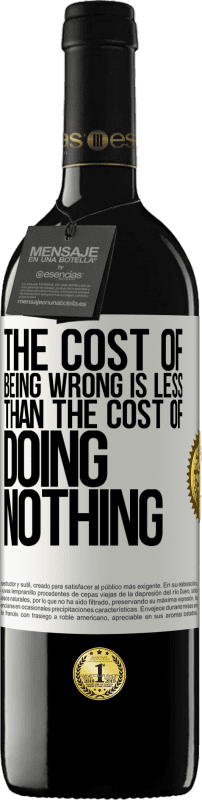 39,95 € | 赤ワイン REDエディション MBE 予約する 間違っていることの費用は、何もしないことの費用よりも少ない ホワイトラベル. カスタマイズ可能なラベル 予約する 12 月 収穫 2016 Tempranillo