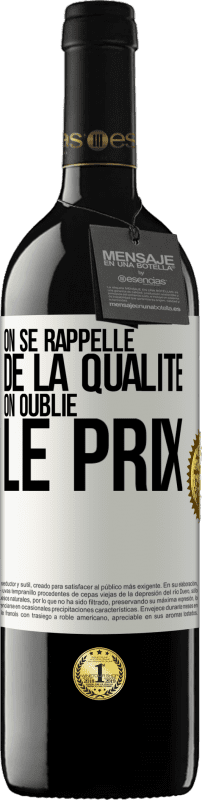 39,95 € | Vin rouge Édition RED MBE Réserve On se rappelle de la qualité, on oublie le prix Étiquette Blanche. Étiquette personnalisable Réserve 12 Mois Récolte 2015 Tempranillo