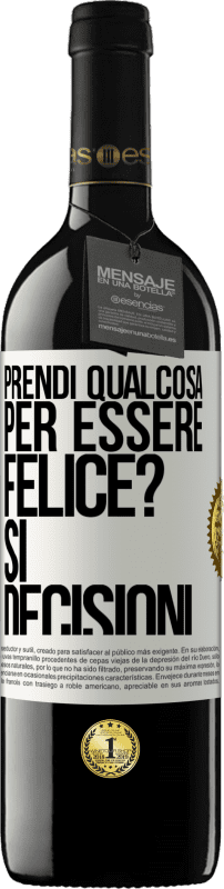 39,95 € Spedizione Gratuita | Vino rosso Edizione RED MBE Riserva prendi qualcosa per essere felice? Sì, decisioni Etichetta Bianca. Etichetta personalizzabile Riserva 12 Mesi Raccogliere 2016 Tempranillo