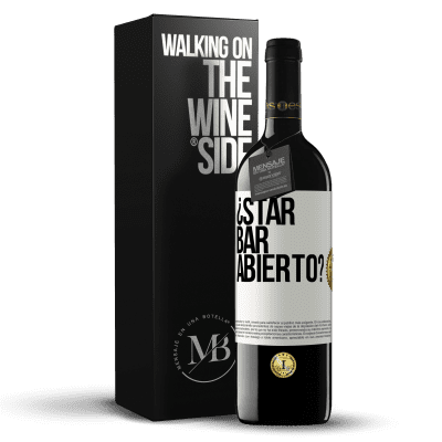 «¿STAR BAR abierto?» Edizione RED MBE Riserva