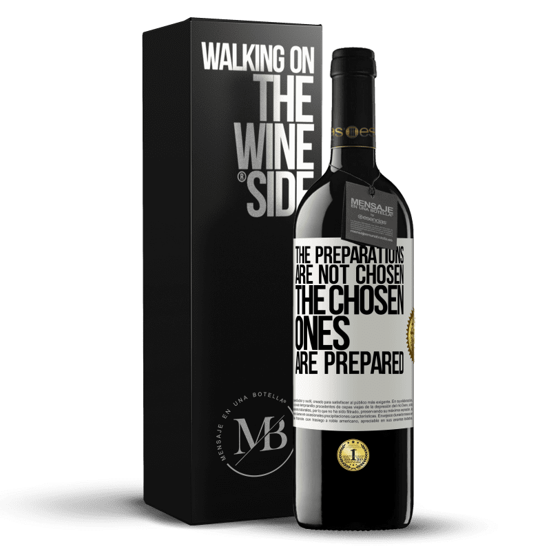 39,95 € Free Shipping | Red Wine RED Edition MBE Reserve The preparations are not chosen, the chosen ones are prepared White Label. Customizable label Reserve 12 Months Harvest 2014 Tempranillo