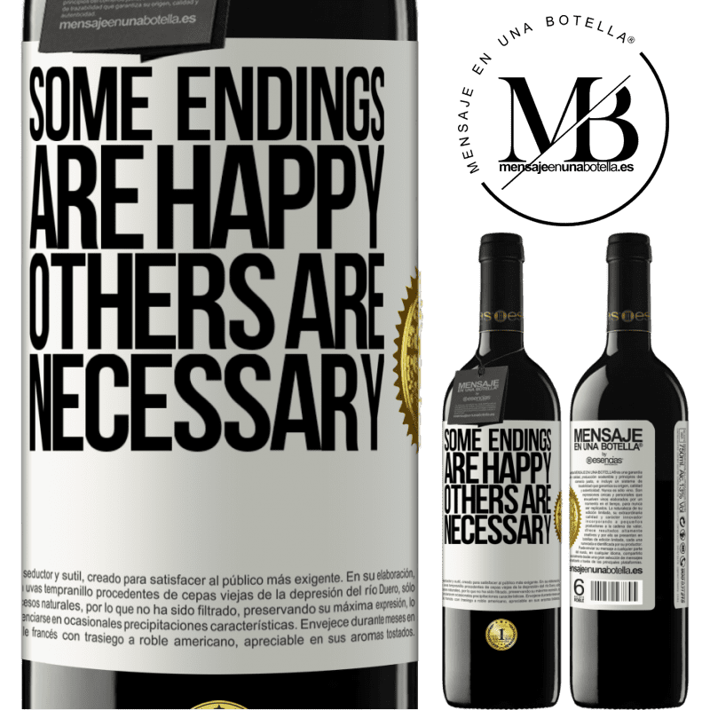 39,95 € Free Shipping | Red Wine RED Edition MBE Reserve Some endings are happy. Others are necessary White Label. Customizable label Reserve 12 Months Harvest 2015 Tempranillo