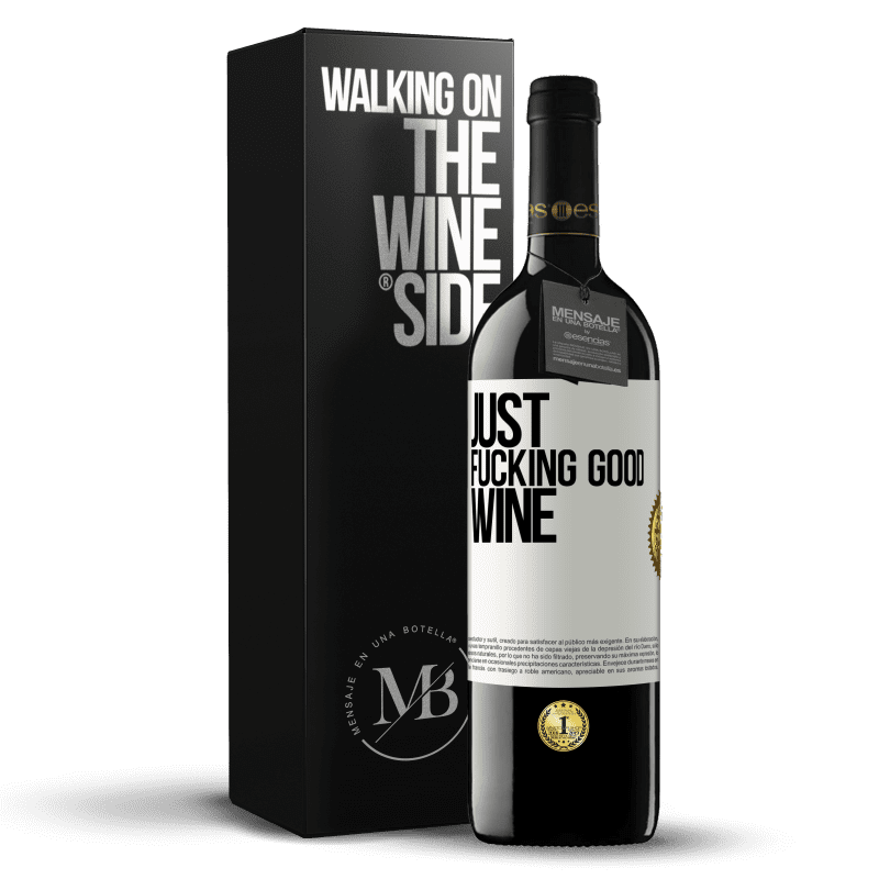 39,95 € Free Shipping | Red Wine RED Edition MBE Reserve Just fucking good wine White Label. Customizable label Reserve 12 Months Harvest 2014 Tempranillo