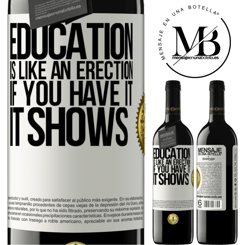 39,95 € Free Shipping | Red Wine RED Edition MBE Reserve Education is like an erection. If you have it, it shows White Label. Customizable label Reserve 12 Months Harvest 2014 Tempranillo