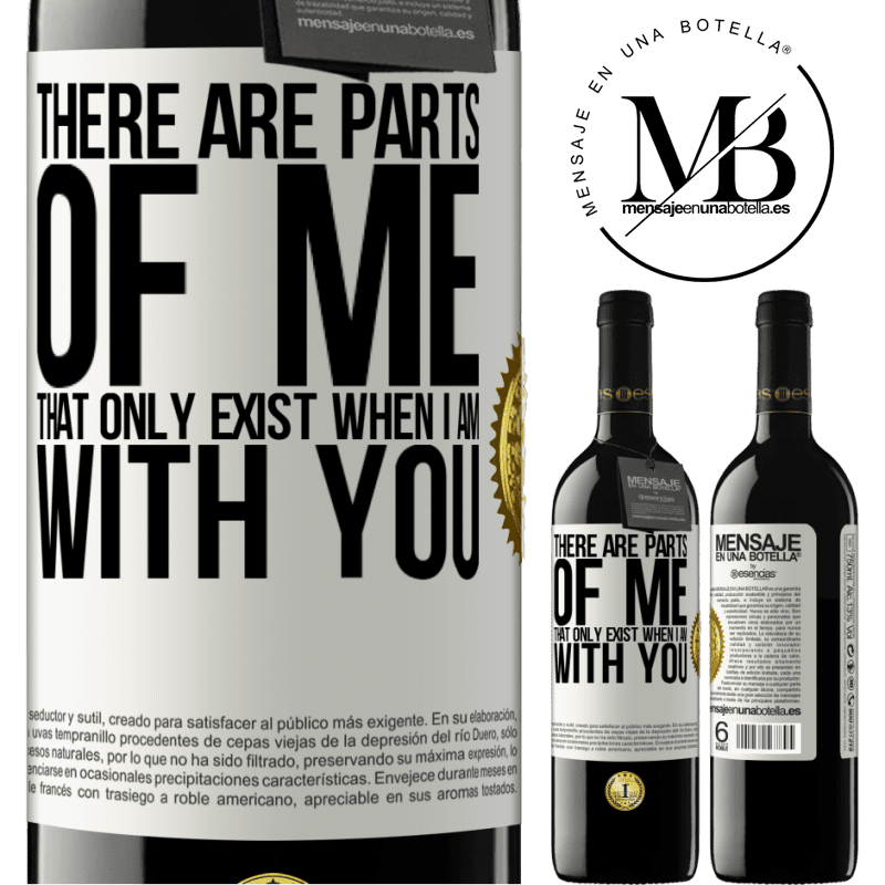 24,95 € Free Shipping | Red Wine RED Edition Crianza 6 Months There are parts of me that only exist when I am with you White Label. Customizable label Aging in oak barrels 6 Months Harvest 2019 Tempranillo