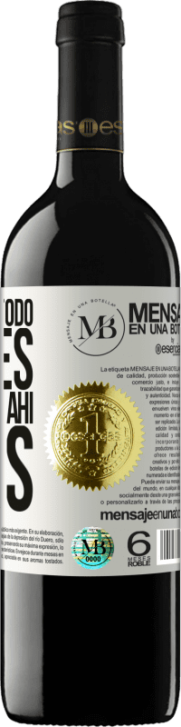 «Cuando das todo y no es suficiente, ahí no es» Edición RED MBE Reserva