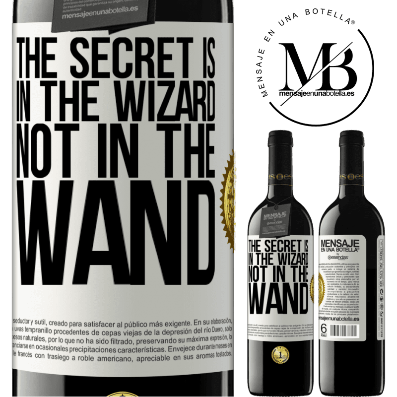 39,95 € Free Shipping | Red Wine RED Edition MBE Reserve The secret is in the wizard, not in the wand White Label. Customizable label Reserve 12 Months Harvest 2014 Tempranillo