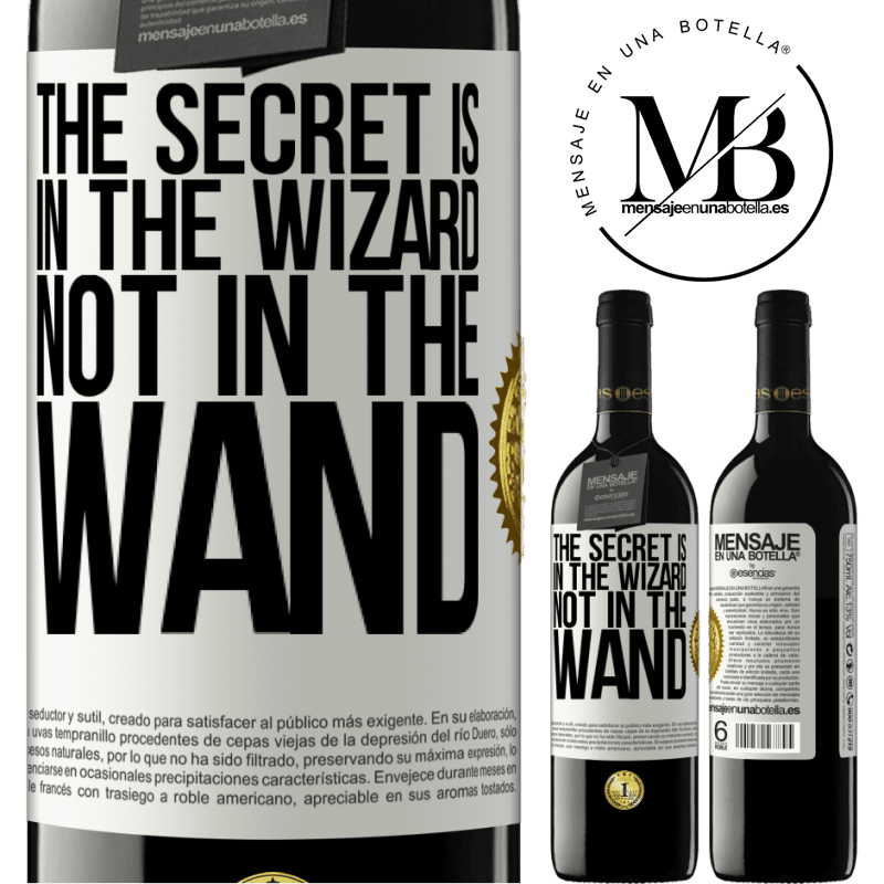 39,95 € Free Shipping | Red Wine RED Edition MBE Reserve The secret is in the wizard, not in the wand White Label. Customizable label Reserve 12 Months Harvest 2015 Tempranillo