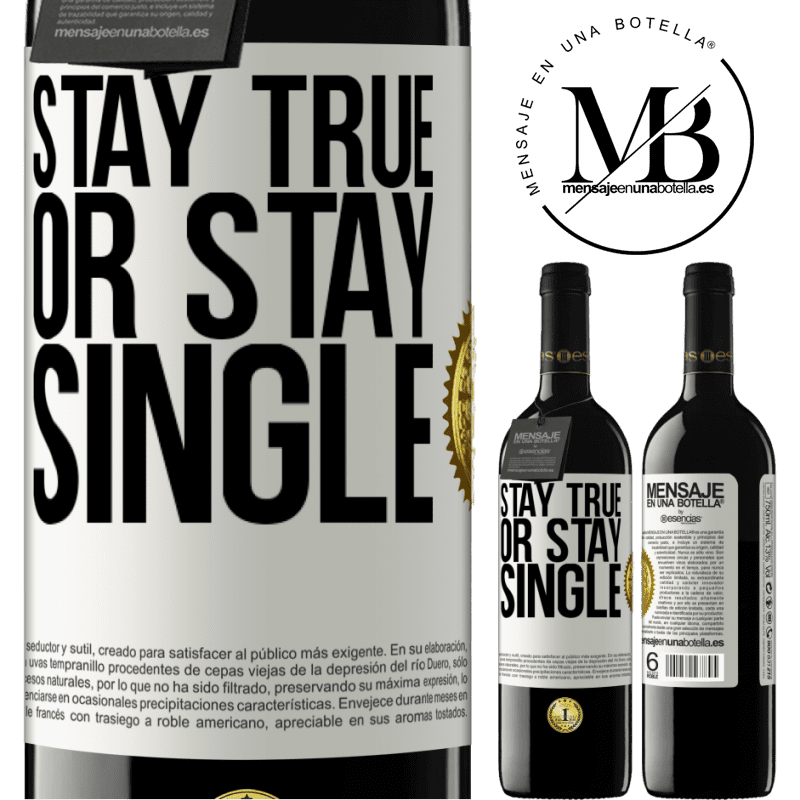 24,95 € Free Shipping | Red Wine RED Edition Crianza 6 Months Stay true, or stay single White Label. Customizable label Aging in oak barrels 6 Months Harvest 2019 Tempranillo