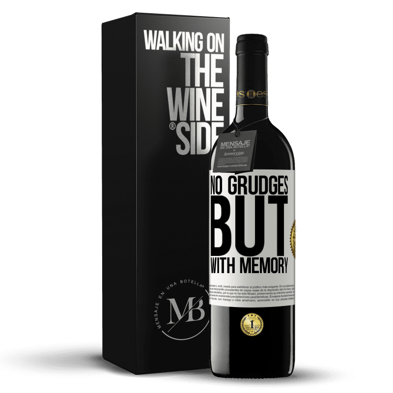 39,95 € Free Shipping | Red Wine RED Edition MBE Reserve No grudges, but with memory White Label. Customizable label Reserve 12 Months Harvest 2014 Tempranillo