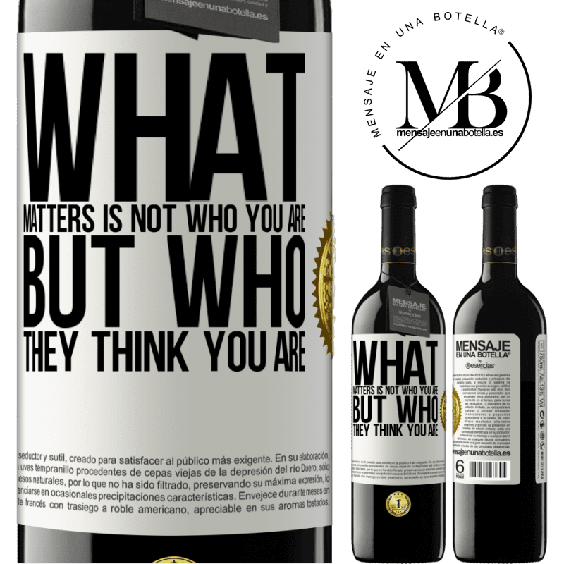 24,95 € Free Shipping | Red Wine RED Edition Crianza 6 Months What matters is not who you are, but who they think you are White Label. Customizable label Aging in oak barrels 6 Months Harvest 2019 Tempranillo