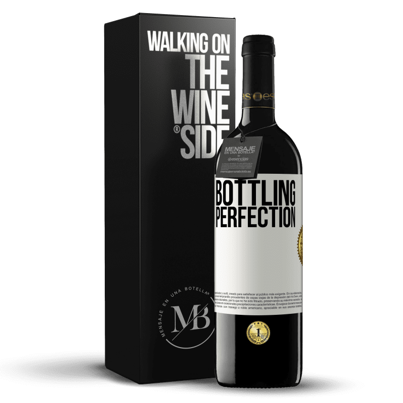 39,95 € Envoi gratuit | Vin rouge Édition RED MBE Réserve Bottling perfection Étiquette Blanche. Étiquette personnalisable Réserve 12 Mois Récolte 2015 Tempranillo