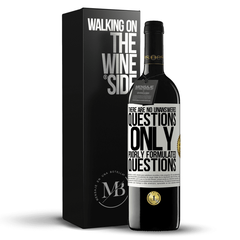 39,95 € Free Shipping | Red Wine RED Edition MBE Reserve There are no unanswered questions, only poorly formulated questions White Label. Customizable label Reserve 12 Months Harvest 2014 Tempranillo