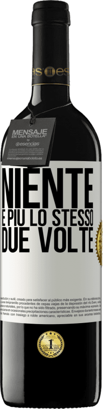 Spedizione Gratuita | Vino rosso Edizione RED MBE Riserva Niente è più lo stesso due volte Etichetta Bianca. Etichetta personalizzabile Riserva 12 Mesi Raccogliere 2014 Tempranillo