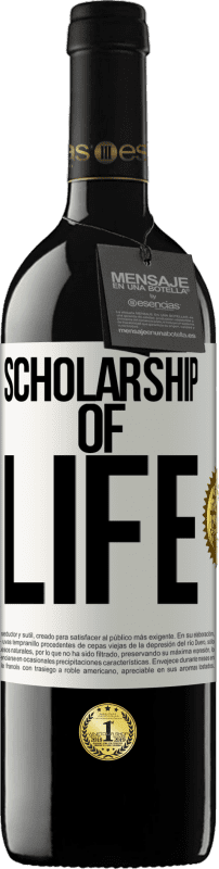 39,95 € | Red Wine RED Edition MBE Reserve Scholarship of life White Label. Customizable label Reserve 12 Months Harvest 2014 Tempranillo