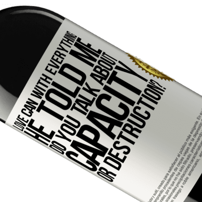 Unique & Personal Expressions. «Love can with everything, he told me. Do you talk about capacity or destruction?» RED Edition MBE Reserve