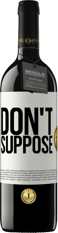 «Не думай» Издание RED MBE Бронировать