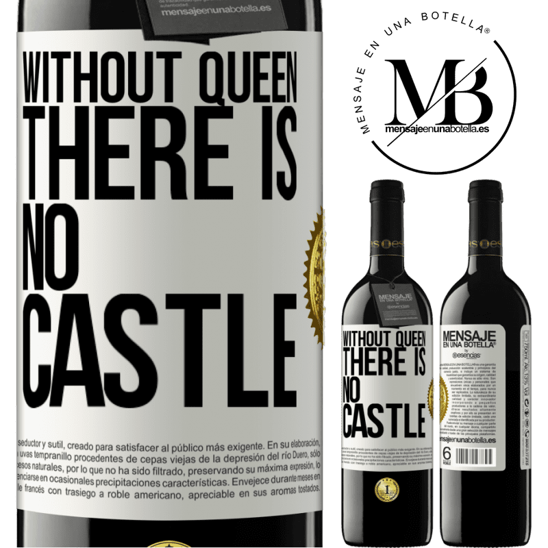 39,95 € Free Shipping | Red Wine RED Edition MBE Reserve Without queen, there is no castle White Label. Customizable label Reserve 12 Months Harvest 2015 Tempranillo