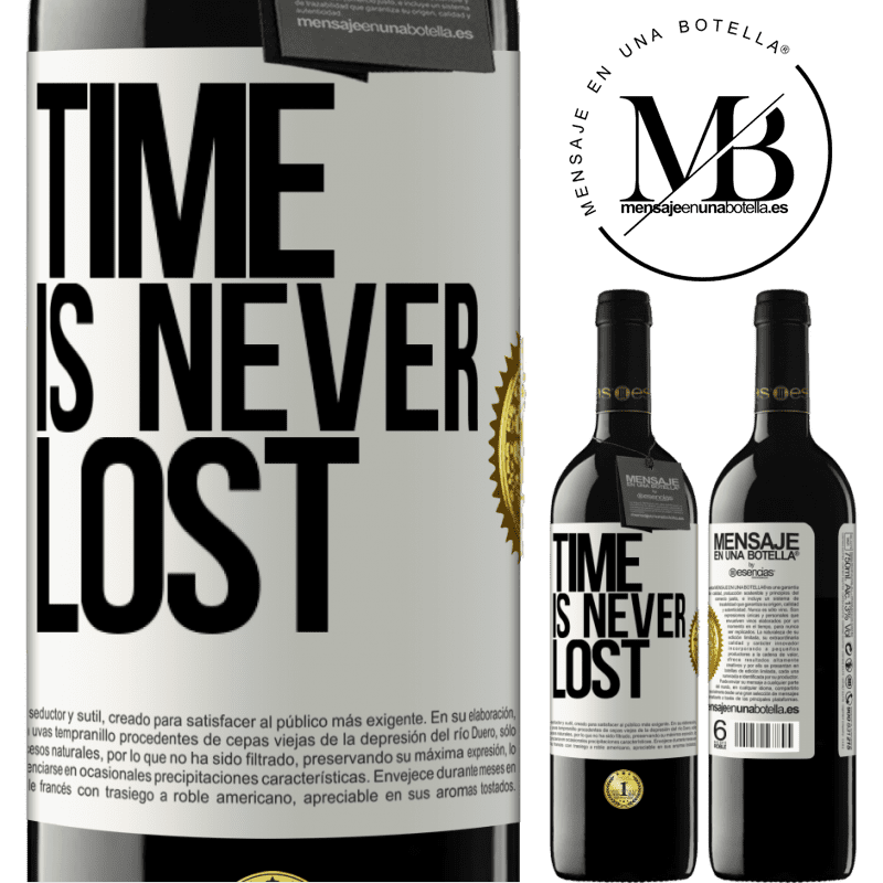 39,95 € Free Shipping | Red Wine RED Edition MBE Reserve Time is never lost White Label. Customizable label Reserve 12 Months Harvest 2014 Tempranillo