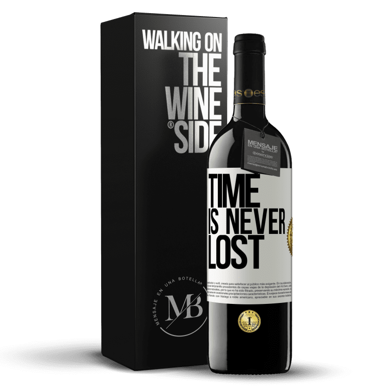 39,95 € Free Shipping | Red Wine RED Edition MBE Reserve Time is never lost White Label. Customizable label Reserve 12 Months Harvest 2014 Tempranillo